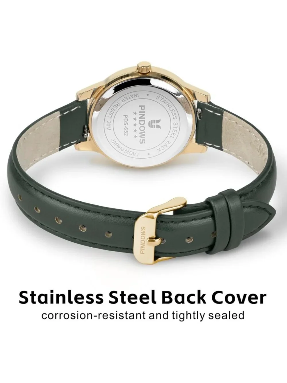 Stylish Minimalist Analog Watch for Women - Small Leather Band, Perfect Gift